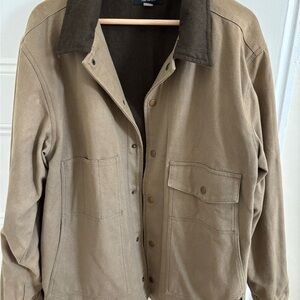 Men's Tan Canvas Chore Coat